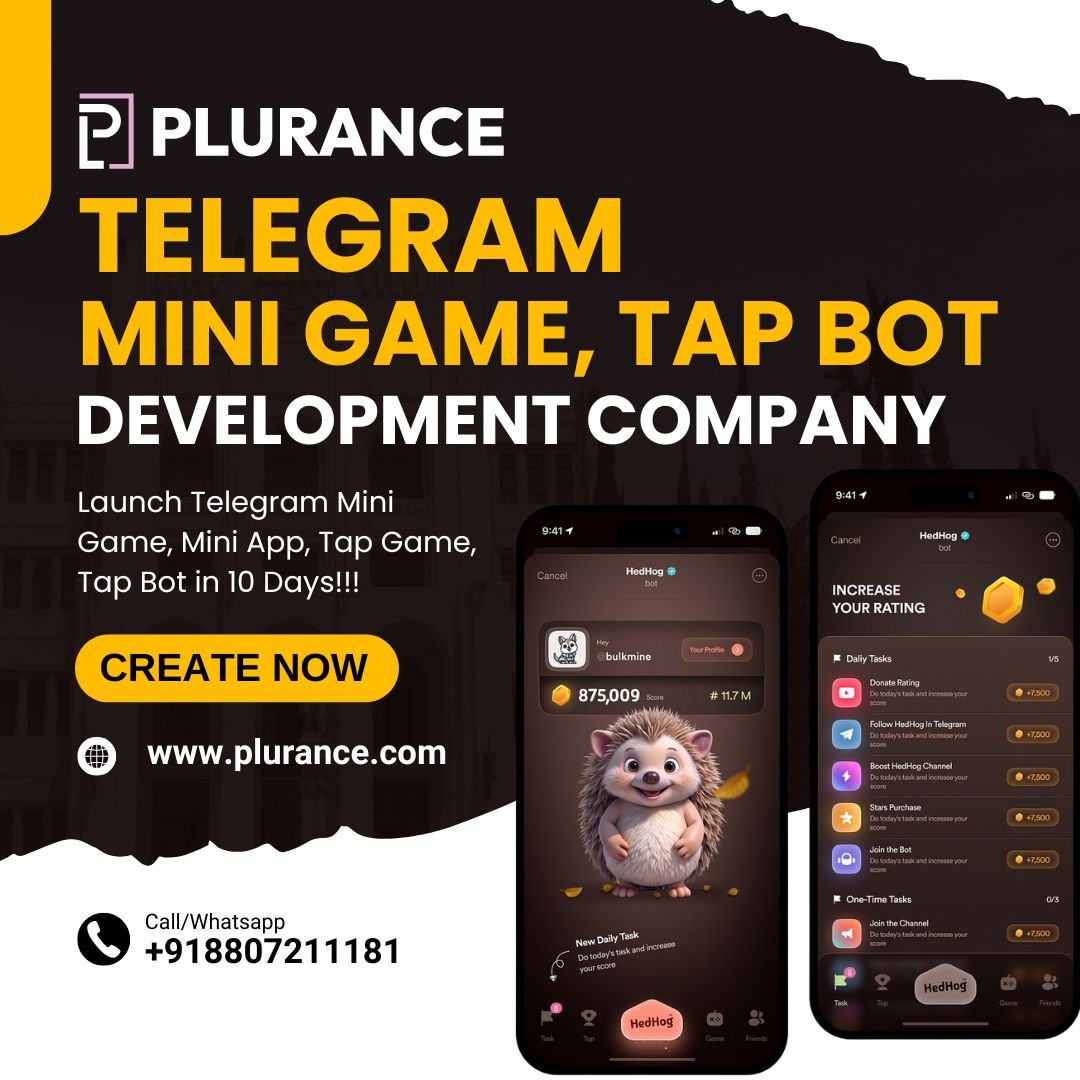 Quick Launch, Big Returns: Telegram Mini Game & Tap Bot Development on ...